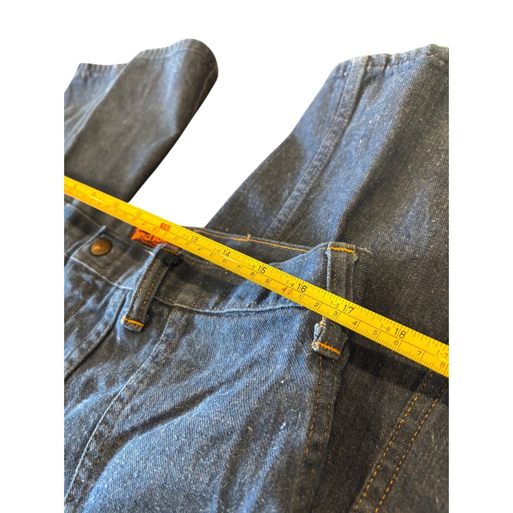 Landlubber Denim Flare Jeans Women's Vintage Blue Wash Stretchy Bootcut - Picture 7 of 8